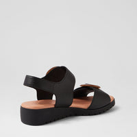 Women's Django & Juliette Meldrick in Black-Black Sole Leather. Sku: DJ21629B75LE